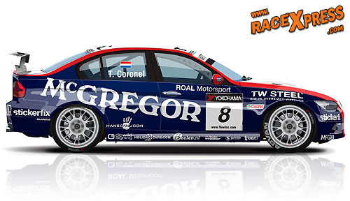Nieuwe livery BMW van Tom Coronel